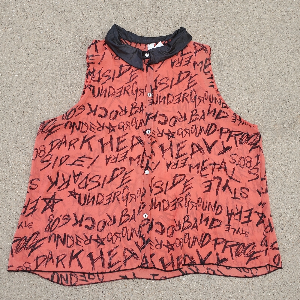 Topia Sleeveless Tunic Top sz XL